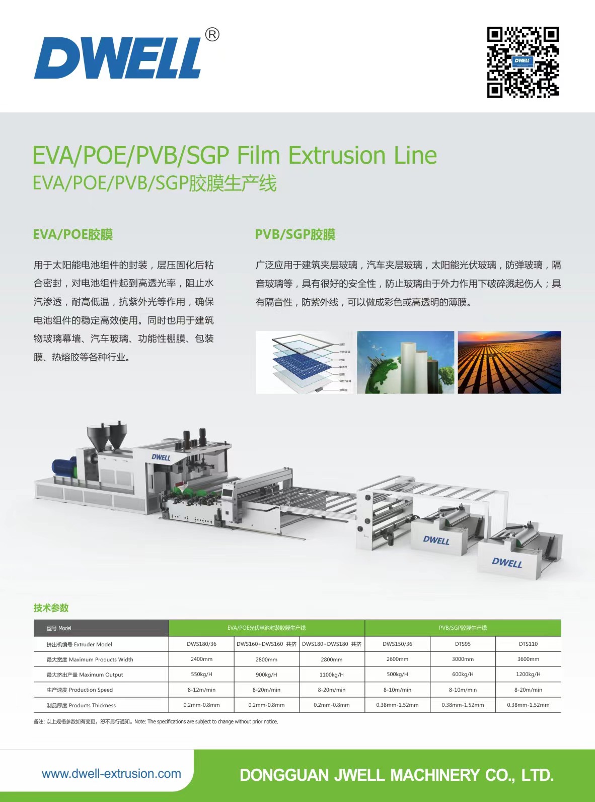Solar Photovoltaic Film Extrusion Line