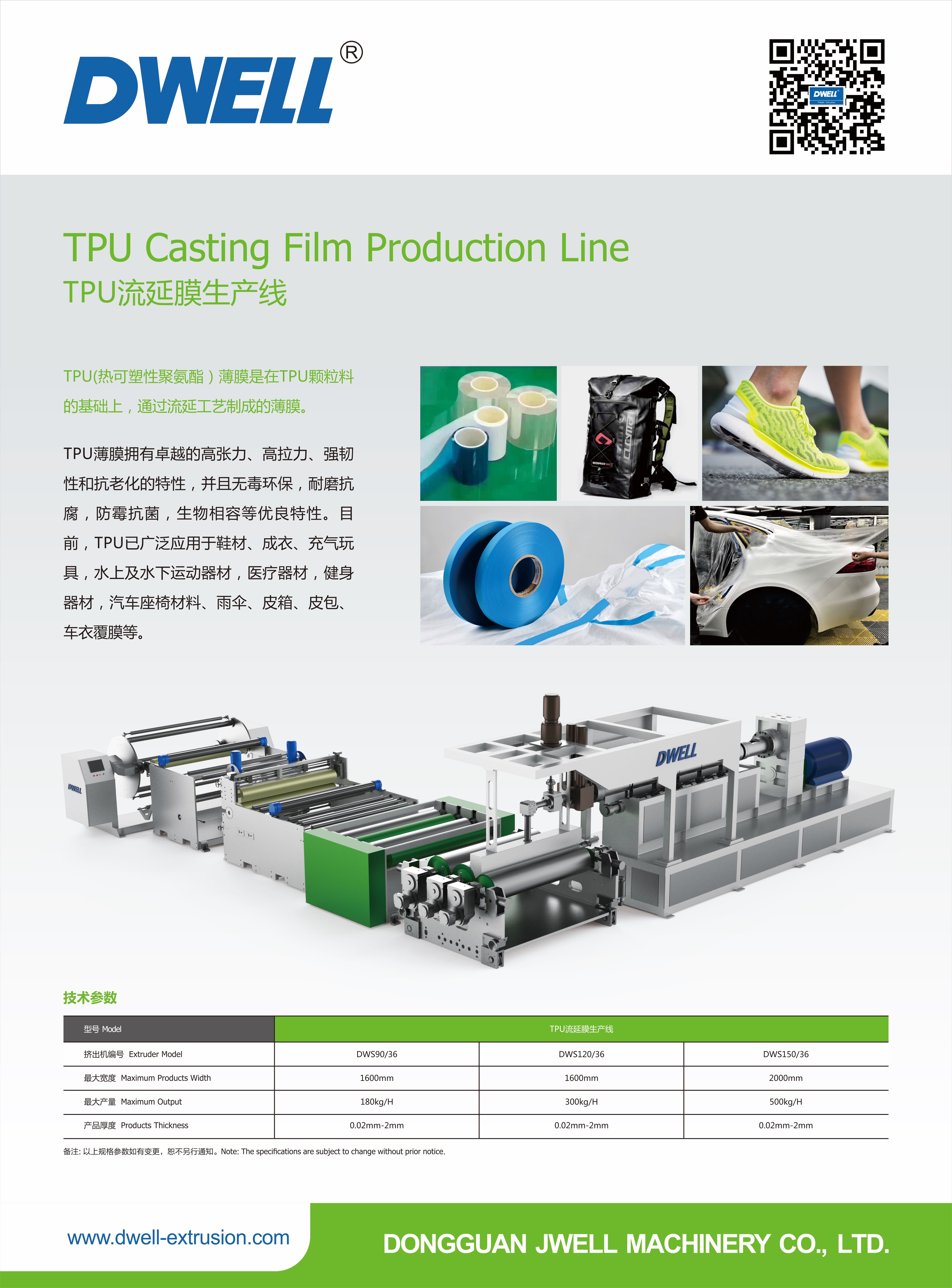 TPU Cast Film Extrusion Line