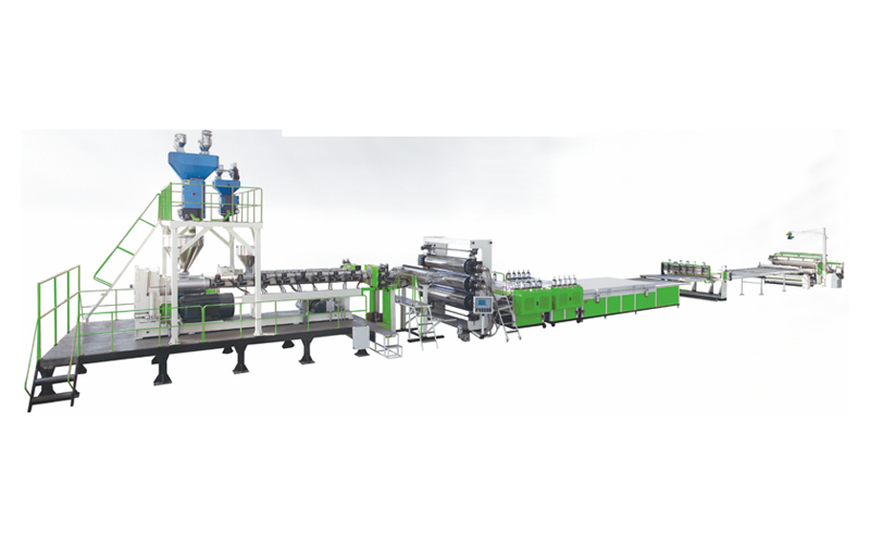 PP、PE、ABS、PVC Thick Plate Extrusion Line