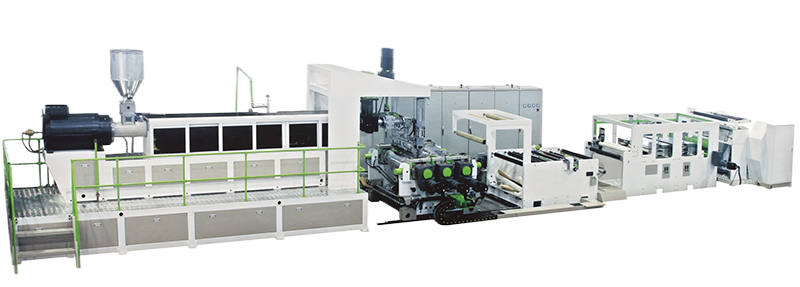 Single Screw Dryer - Free Vented PET Sheet Extrusion Line