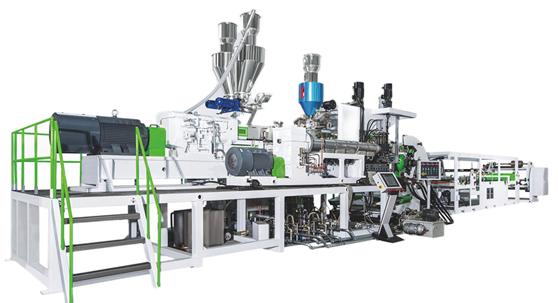 双螺杆免干燥排气型PET片材生产线